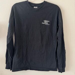 Black Tribeca Film Festival Long Sleeve Shirt